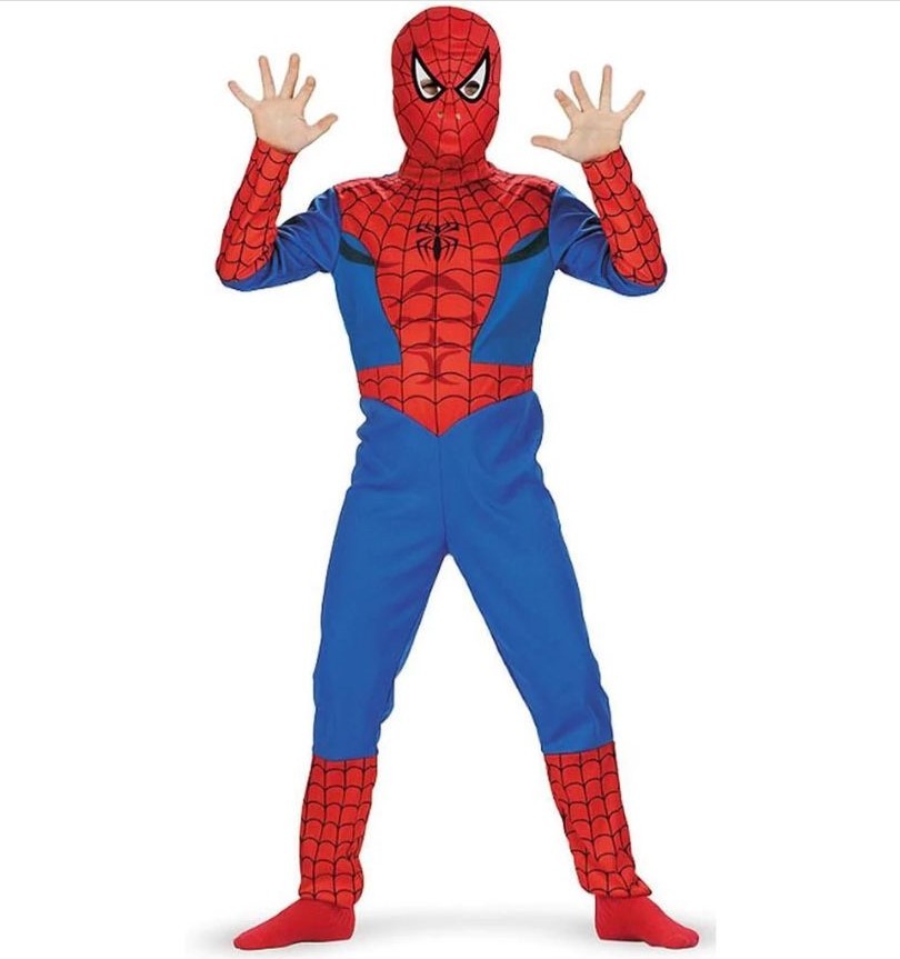 Spiderman classic ( L Fits up to 147 cm) Boys Costume