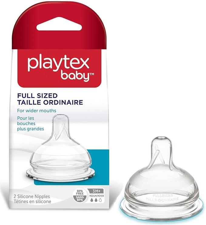 Playtex Baby  Medium Flow - 2 Pk Nipples