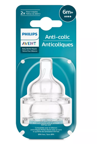 Philips Avent  Anti-Colic Fast FLow (2pk) Nipples