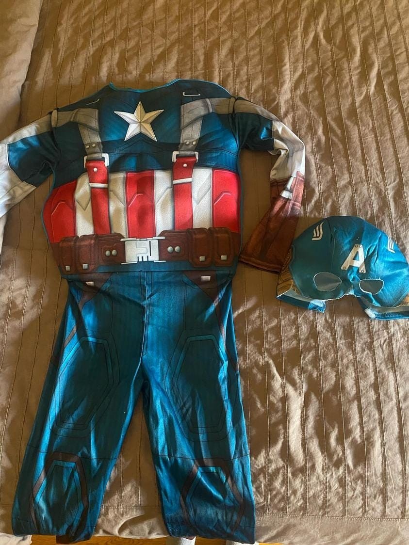 Captain america (7-8y) Boys Costume