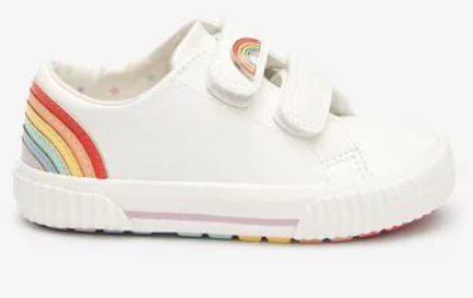 Next White Rainbow (26.5 EU) Girl Shoes