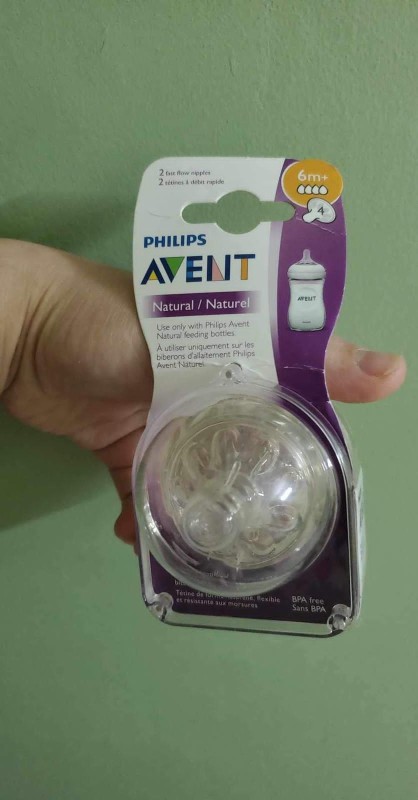 Philips Avent Natural Fast Flow (6M+) Nipple Shields