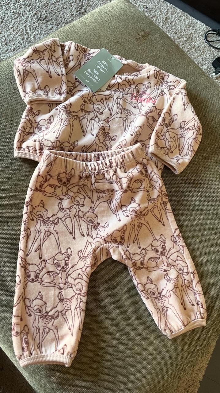 H&M (2-4M) Girl Outfit Set