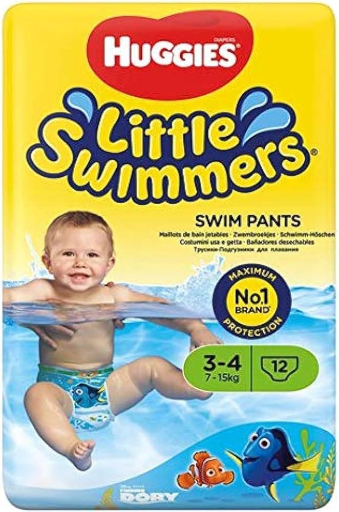 Huggies Little Swimmers (7-15kg) "Count of 8" Diapers