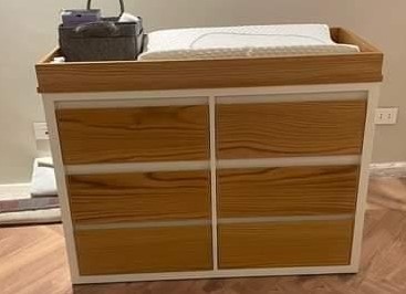 Suzy Wood Changing Table