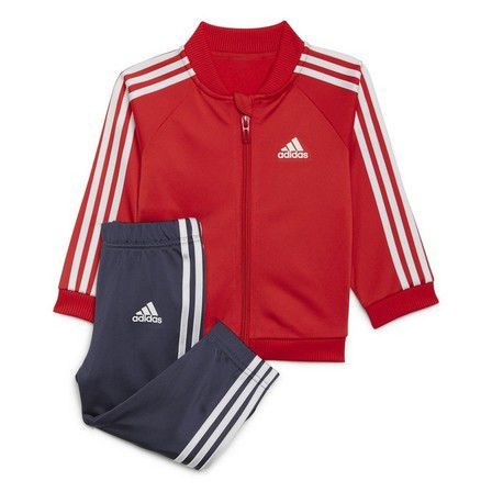 Adidas  3-Stripes Tricot Tracksuit, Red (12M) Boy Outfit Set