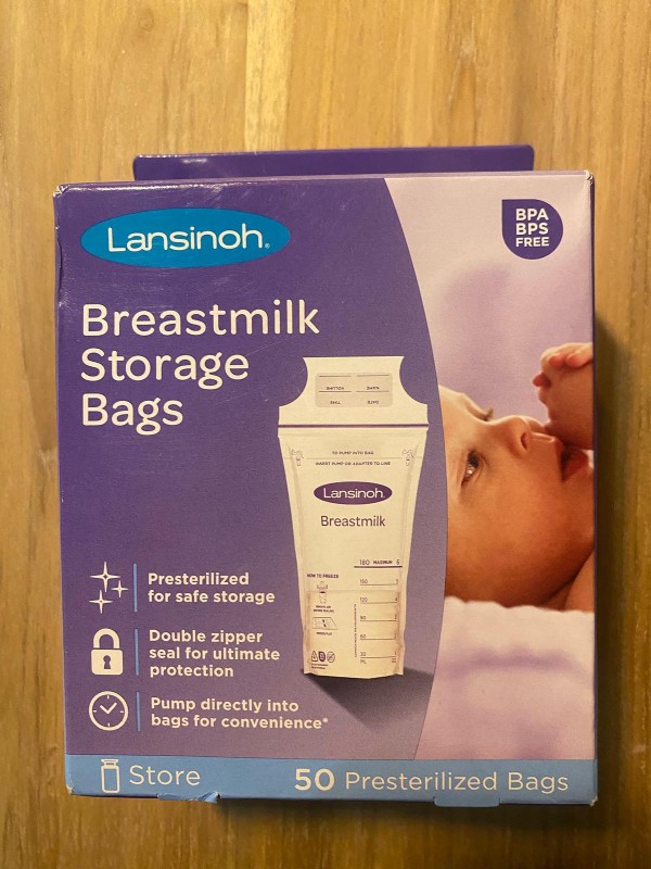 Lansinoh (Count of 50) Milk Storage Bags