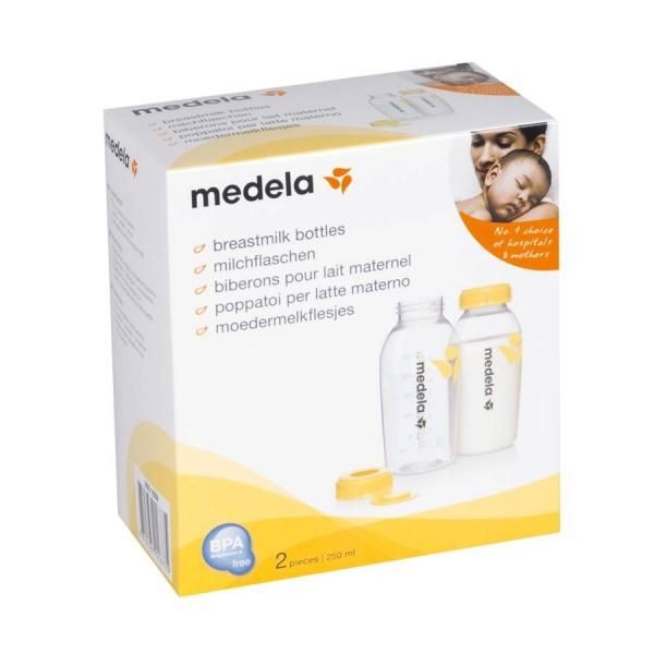 Medela Set of 2 (250ml) Milk Storage Bottle