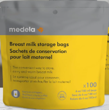 Medela 100 bags Milk Storage Bags