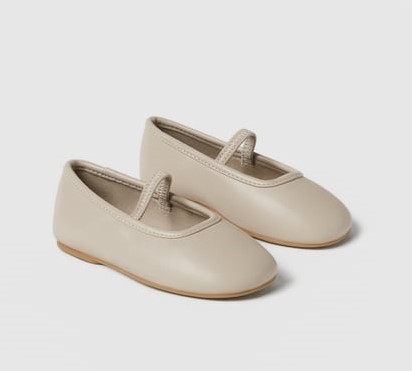 Zara MONOCHROME Ballet (25 EU) Girl Shoes