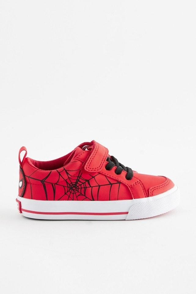 Next Red Standard Fit (F) Spiderman Touch (26 EUR) Boy Shoes