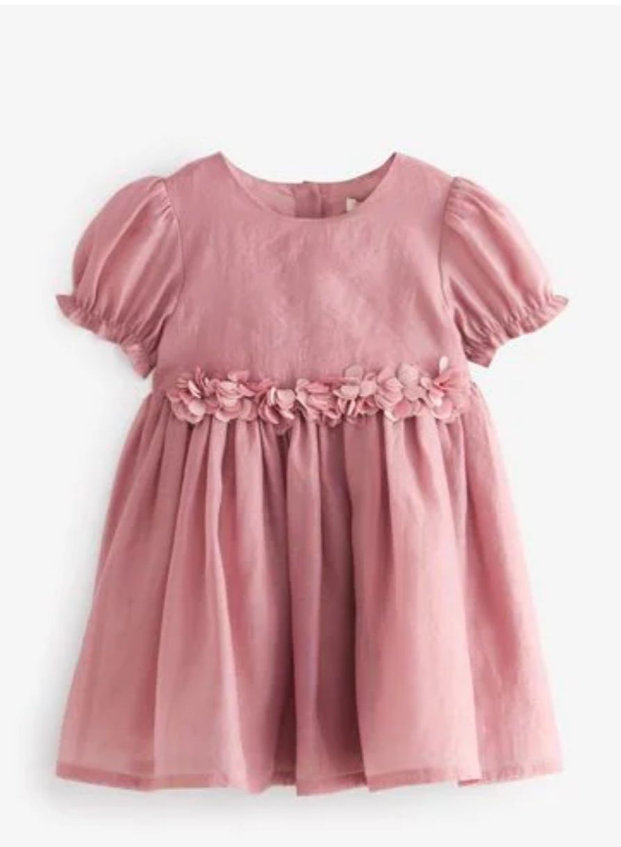 Next Rose Pink Corsage Flower Girl (2-3 yrs) Dress