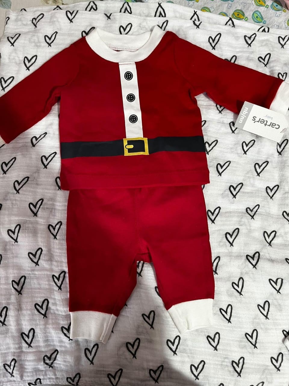 Carter's Santa (NB) Girl Outfit Set