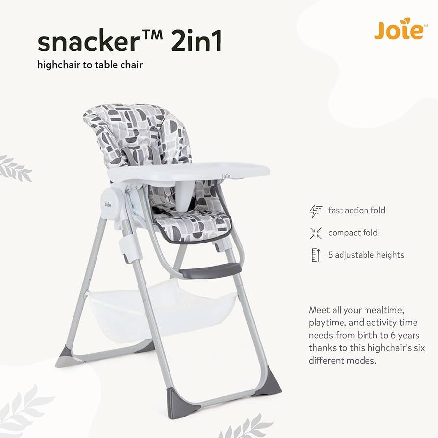 Joie Snacker 2 in 1  Highchair