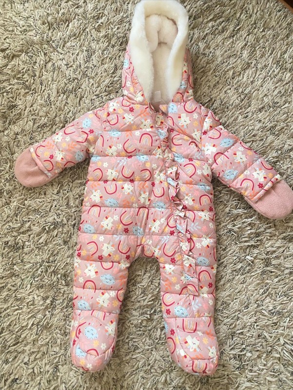 M&CO (3-6M) Girl Coverall