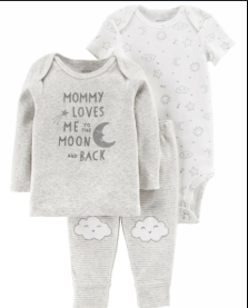 Carter's Moon & Stars (24m) Boy Outfit Set