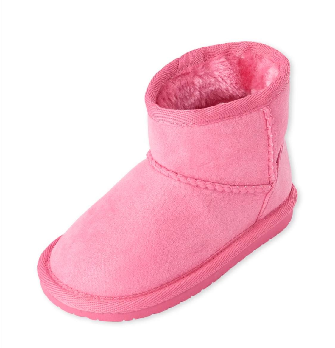 THE CHILDREN'S PLACE Low Faux Suede Booties (9US,26EUR) Girl Shoes