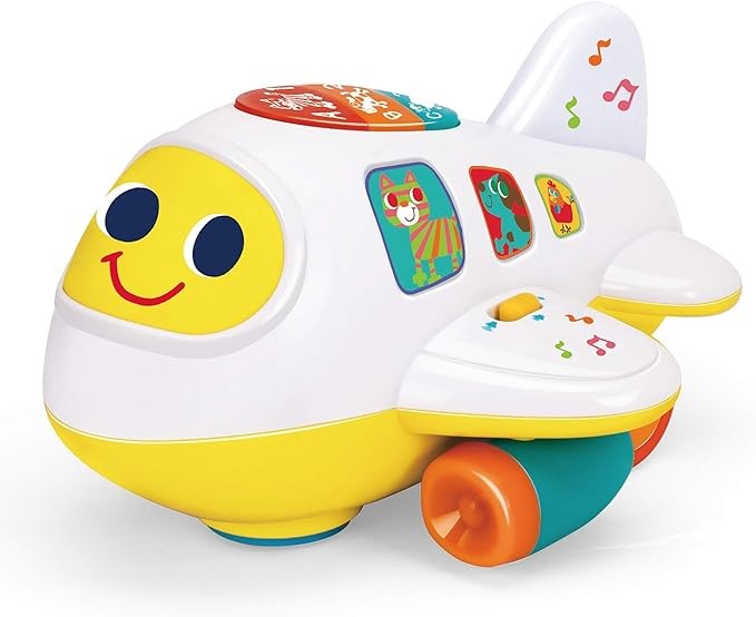 Bump 'n Go Learning Airplane Toy Light & Sound Toy