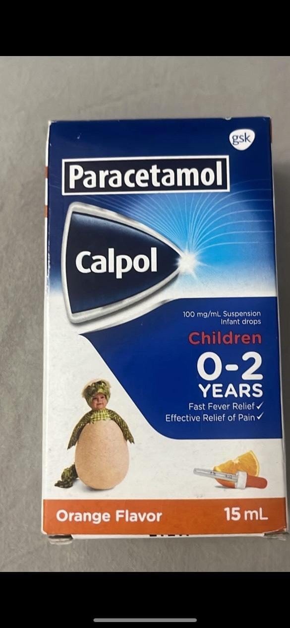 GSK Paracetamol Calpol (Exp 09/2025) OTC Medication