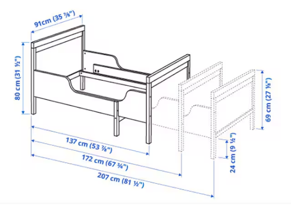 IKEA SUNDVIK Kids Bed