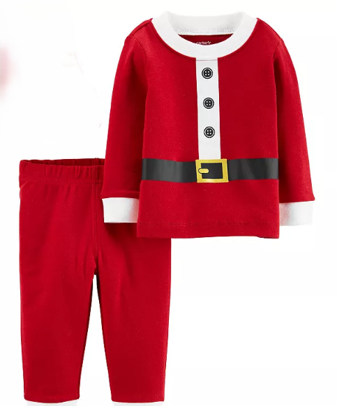 Carter's Santa (NB) Girl Outfit Set