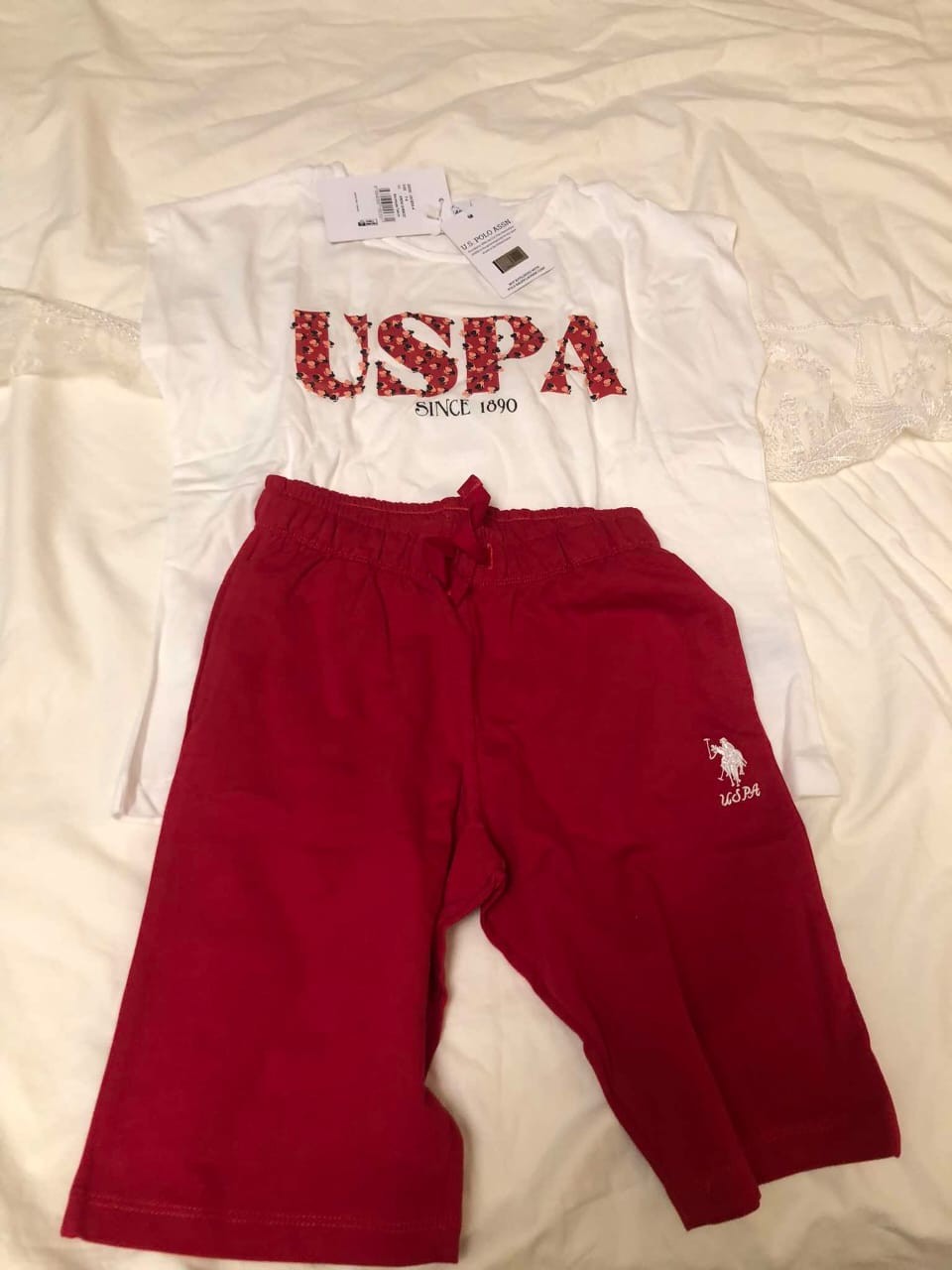 US Polo Assn (7-8y) Girl Outfit Set