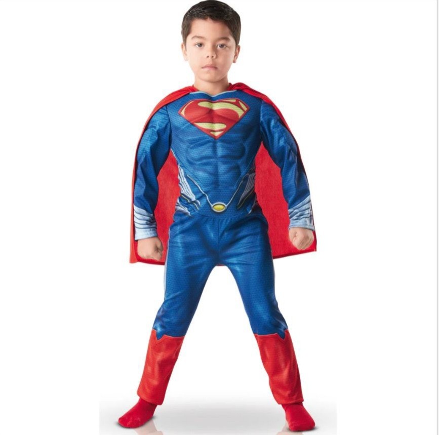 Superman Man Of Steel (Large 7-8Y) Boys Costume