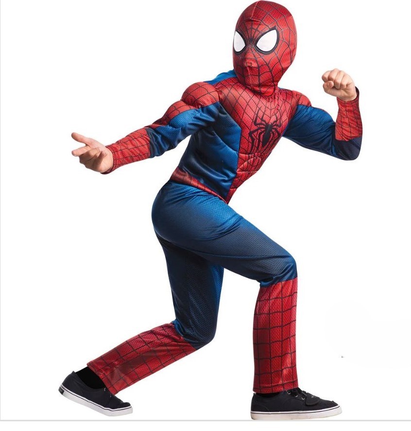 Deluxe Spider man (L 8-10y) Boys Costume