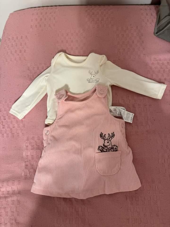 Shein (1-3m) Girl Outfit Set