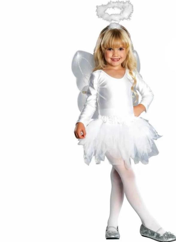 Angel Tutu (Medium 5-7 Yrs) Girls Costume