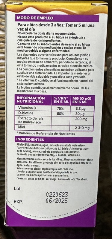 Zarbee's Children’s Extra Immunity Syrup 120 ml  (Expiry 06/2025) Suppliment