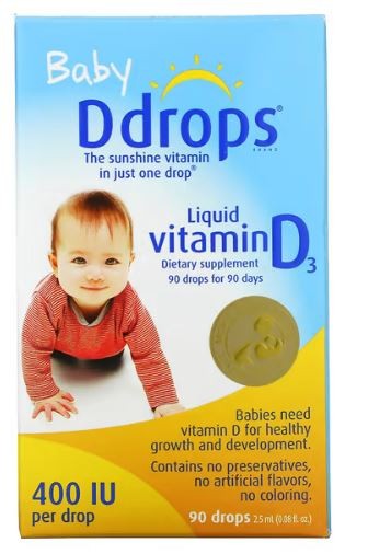 Ddrops Liquid Vitamin D3 (Exp 12/26) OTC Medication