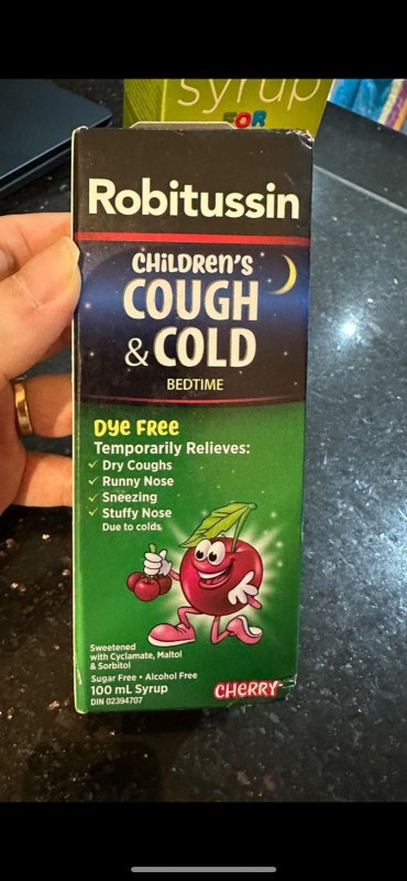 Robitussin Children's Cough &  Cold Bedtime (Exp.06/2025) Medication