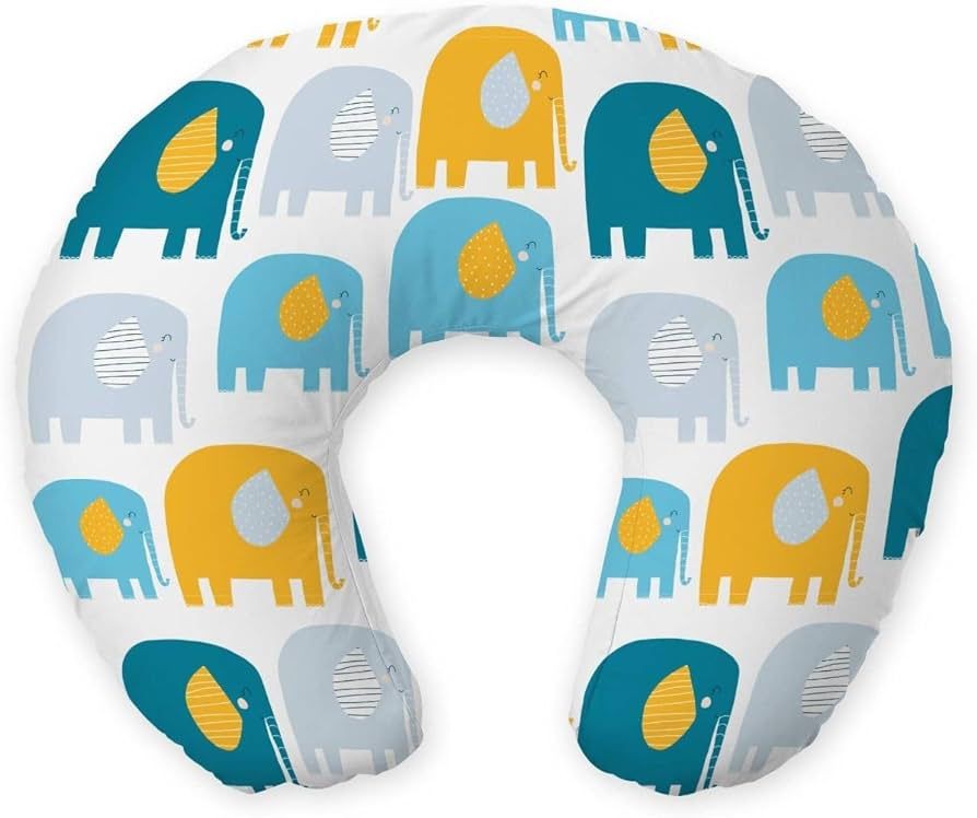Mama's Gift Elephant Print Nursing Pillow