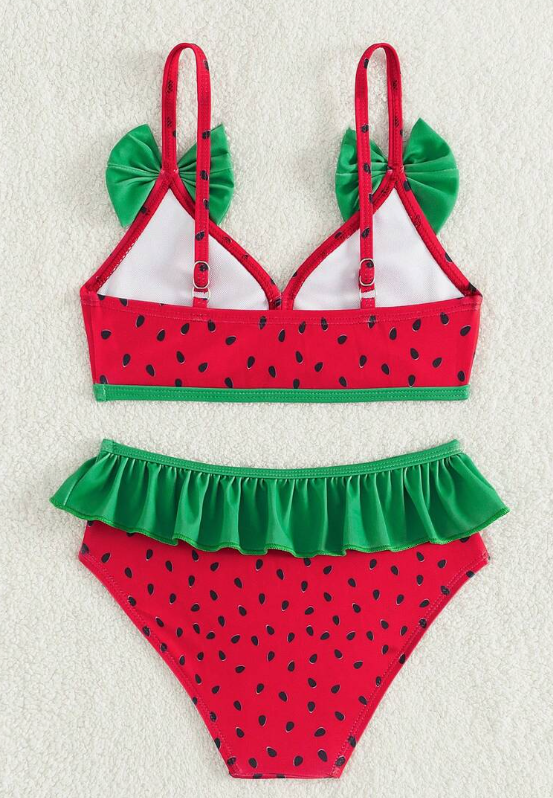 Shein Summer Beach Watermelon (2y) Girl Swimsuit