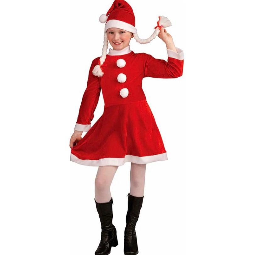 Little Miss Santa's Helper (Medium) Girls Costume