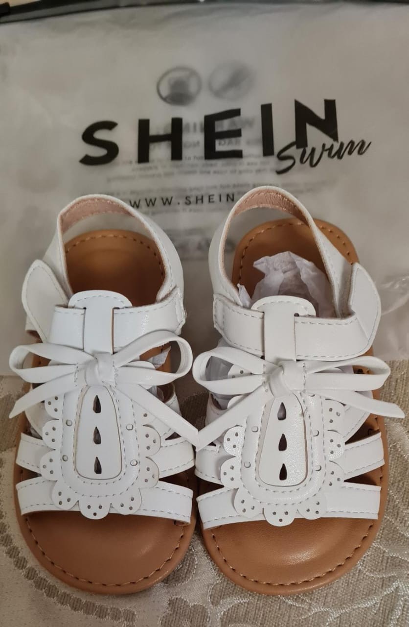 Shein Floral Applique Jelly (24 EU) Girl Sandals